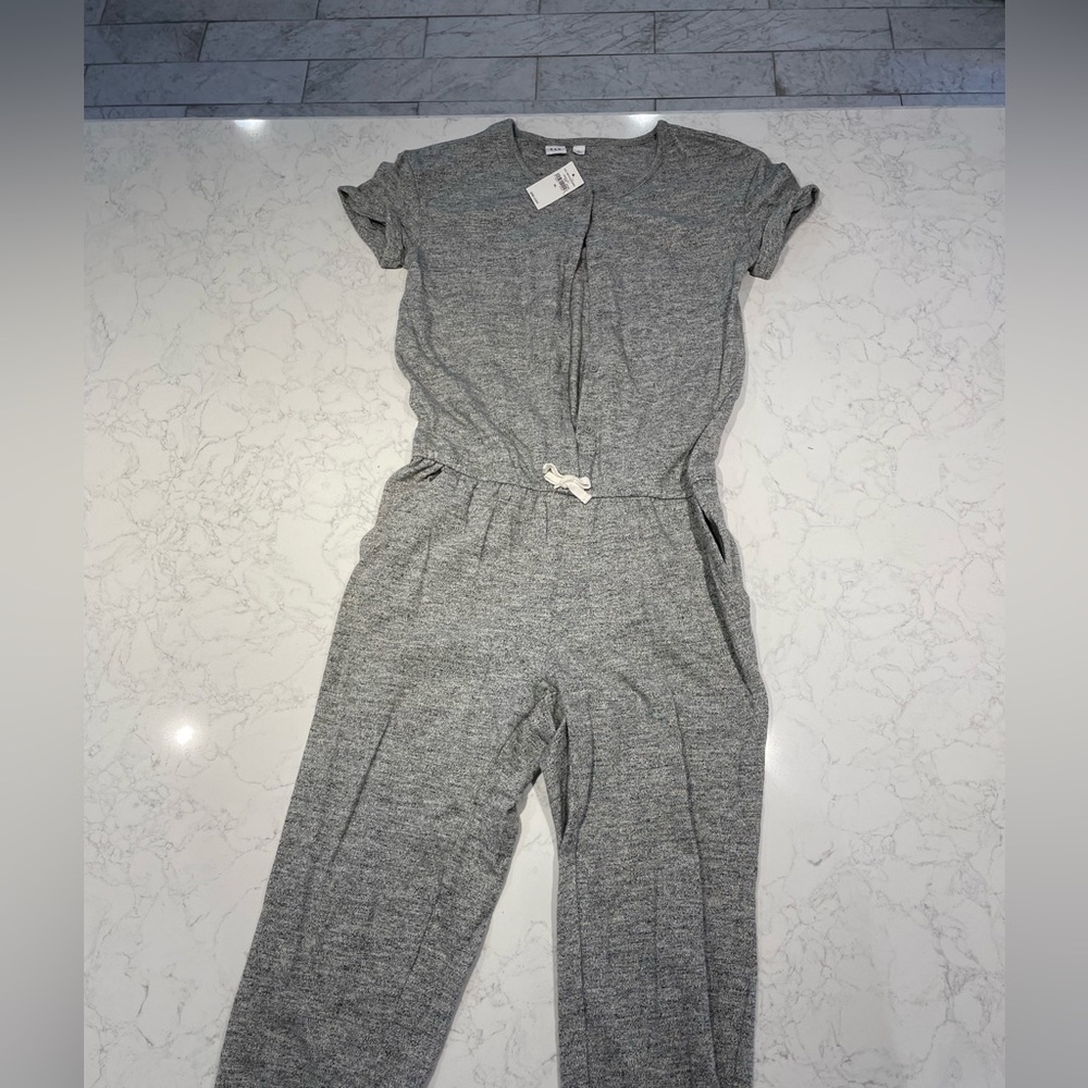 Gray Girls Jumpsuit